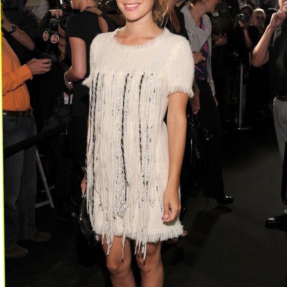 CHANEL RUNWAY TWEED MINI DRESS SIZE 38 FR, 6 or 4 US NEW - Picture 15 of 15